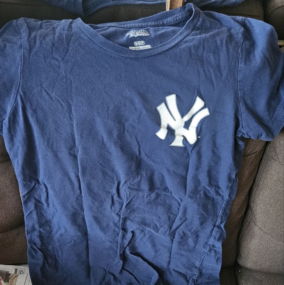 Gary Sanchez Yankees Shirt And Yankees Scarf.